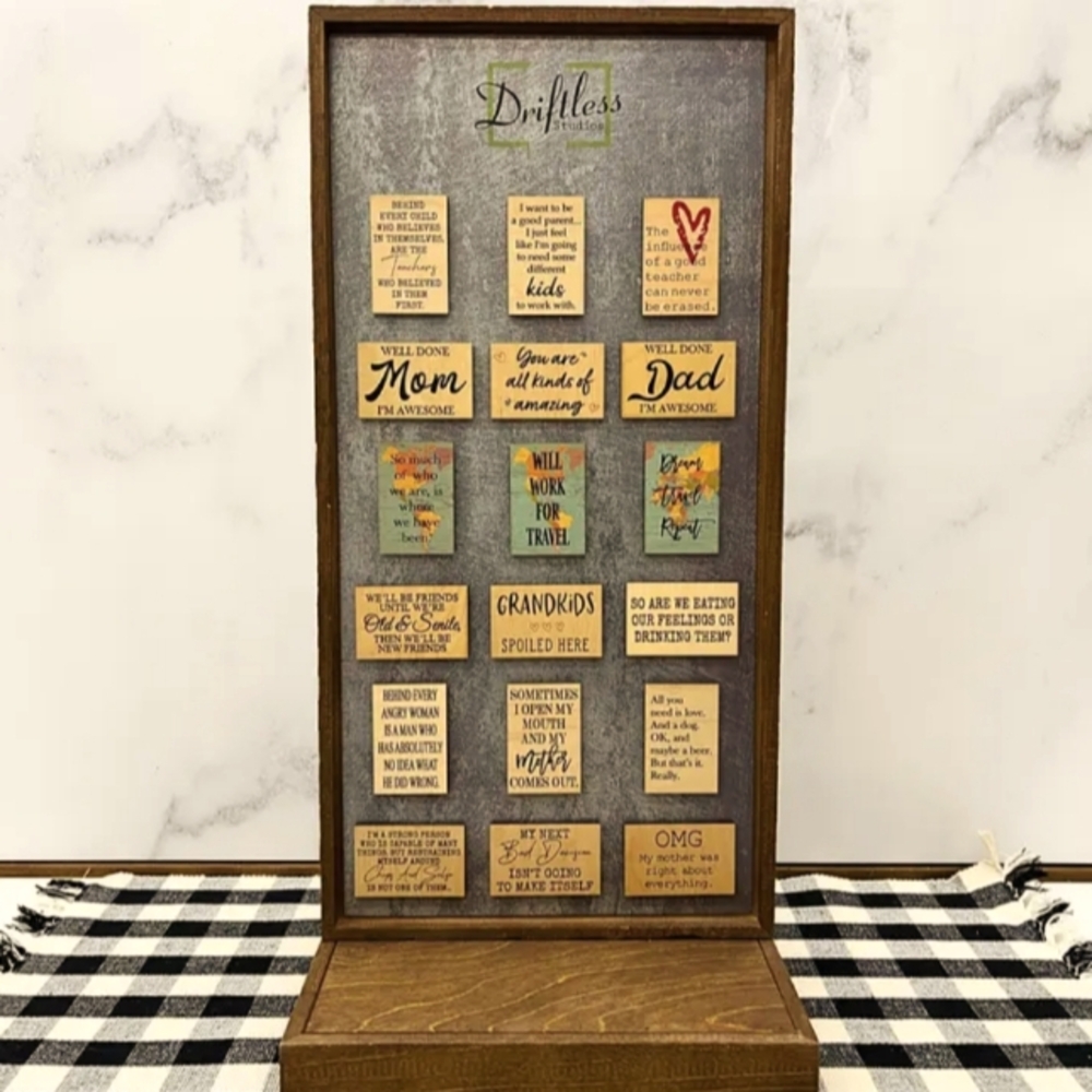 Wooden Magnets- Marilyn's Village Donation